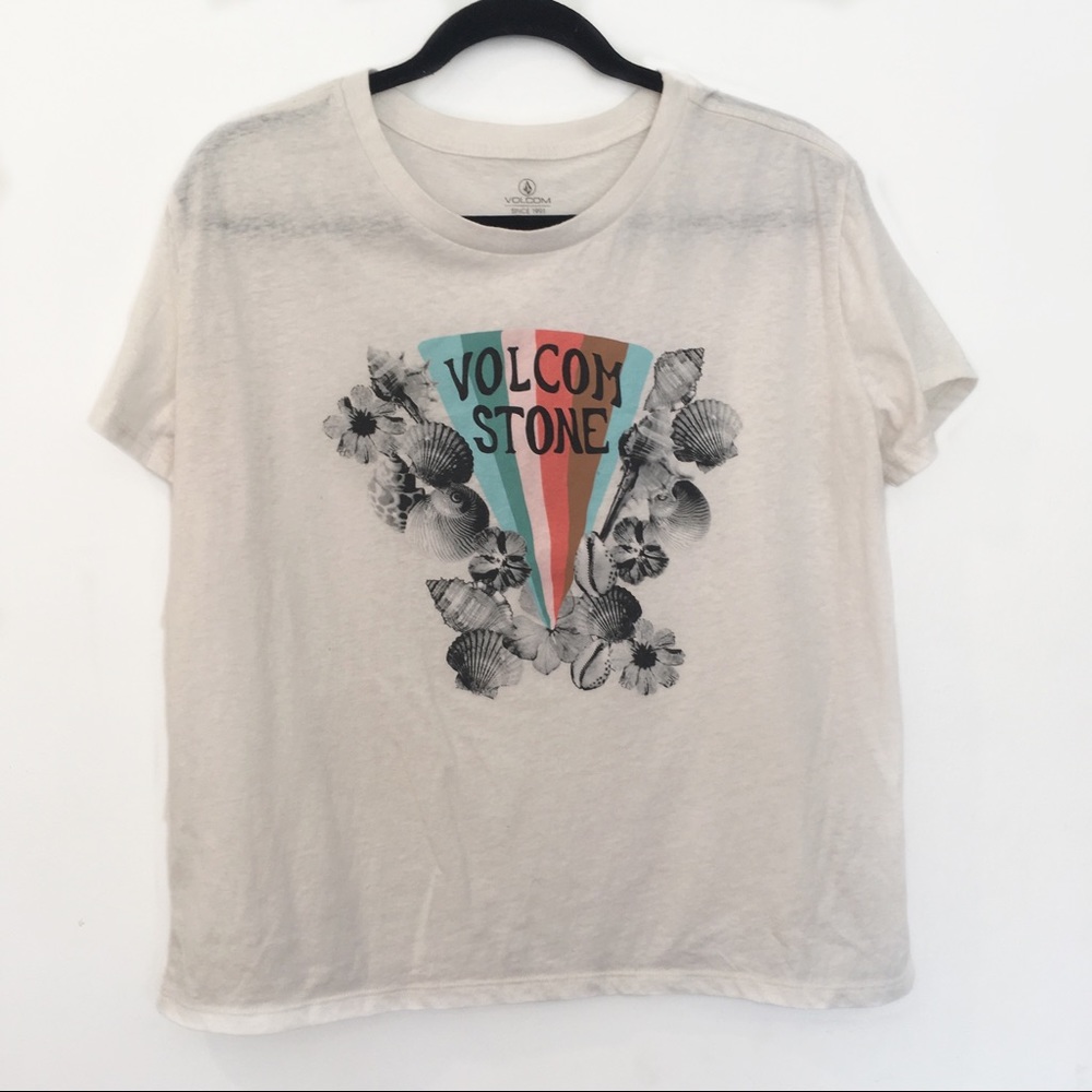 [VOLCOM] Shell Graphic T-Shirt Tee Size Petite S
